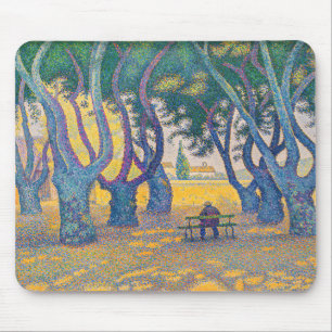 Mousepad Paul Signac - Place des Lices, Santo-Tropez
