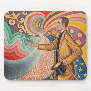 Mousepad Paul Signac - Retrato de M Felix Feneon, Opus 217