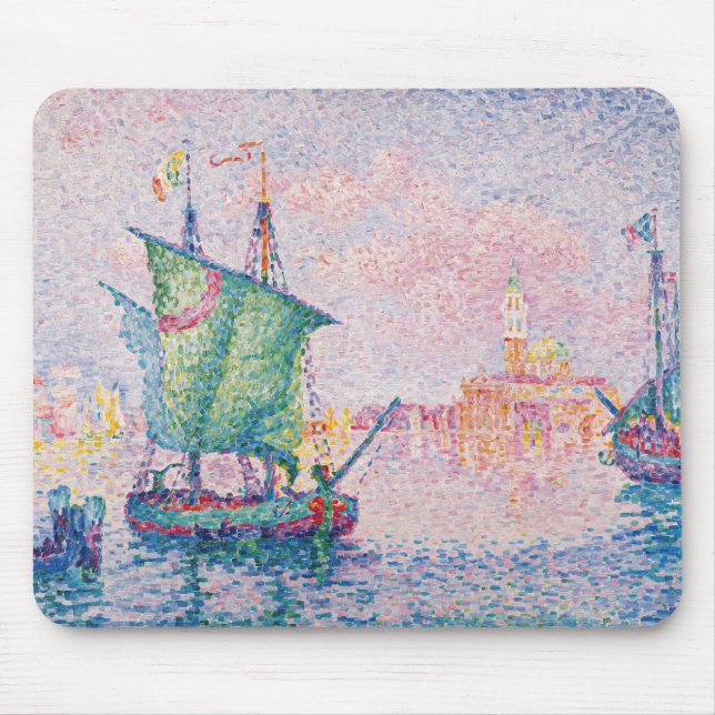 Mousepad Paul Signac - Veneza, A Nuvem Rosa (Frente)