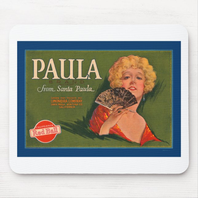 Mousepad Paula Marca de Paula, Papais noeis (Frente)