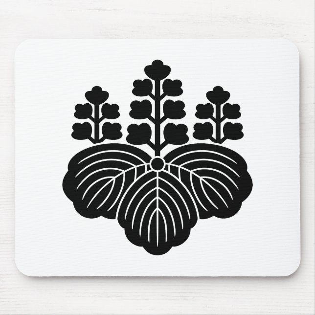Mousepad Paulownia com 5&7 flores (Frente)