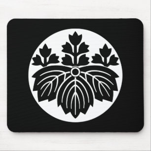 Mousepad Paulownia de folhas pontiagudas com 53 flores em b