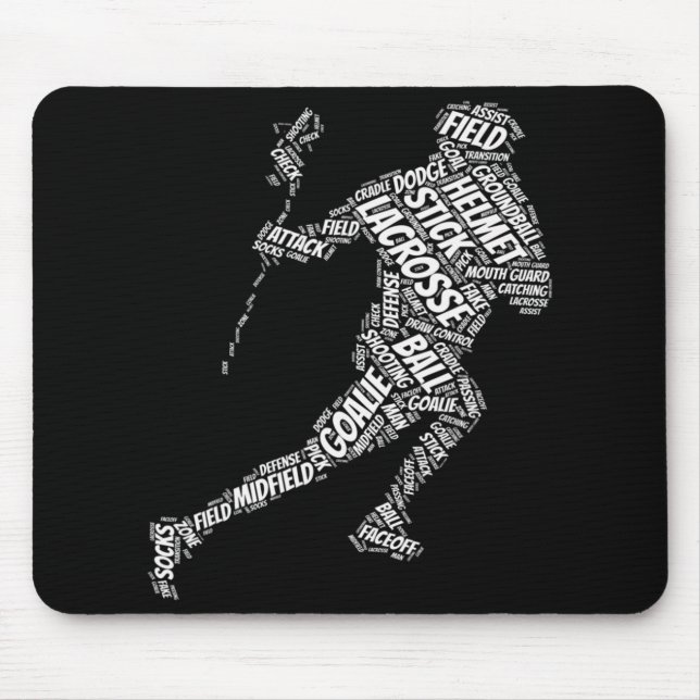 Mousepad paus de lacrosse para rapazes Esporte e Malhação l (Frente)