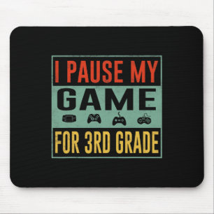 Mousepad Pausar Meu Jogo Para Estudante Do 3º Grau Ck Para