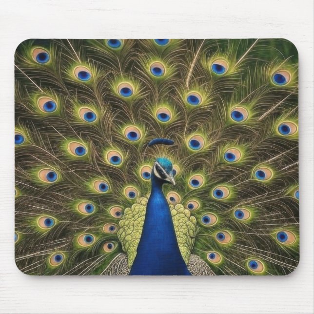 Mousepad Pavão Azul (Frente)
