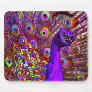 Mousepad Pavão de milhão cores