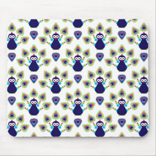Mousepad pavão exótico retro de india