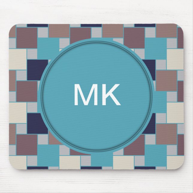 Mousepad Pavão na praia (Frente)