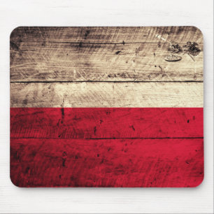 Mousepad Pavilhão Polônia de Madeira Antigo