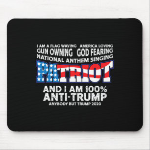 Mousepad Pavilhão Que Agita Branco Vermelho E Azul Anti-Tru
