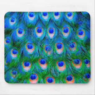 Mousepad Pavock Feather Blue