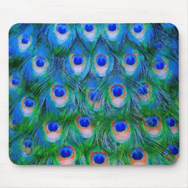 Mousepad Pavock Feather Blue (Frente)