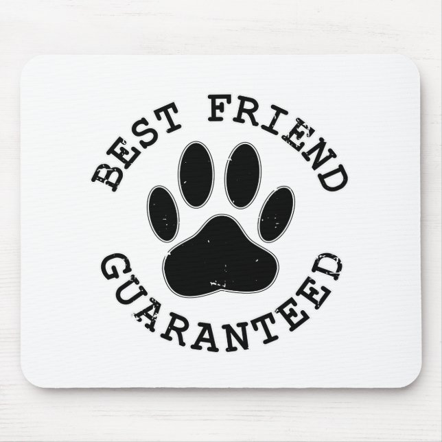Mousepad Paw Cachorro Mais Amigo Garantido (Frente)