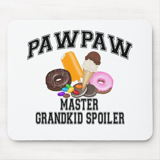 Mousepad PawPaw da desmancha prazeres do Grandkid (Frente)