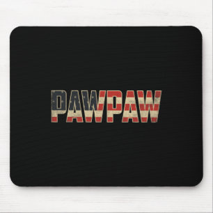 Mousepad Pawpaw Ousado Bandeira Americana Patriótica Dia do