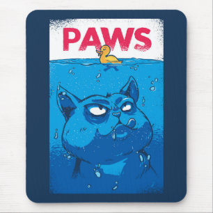 Mousepad Paws Horror Movie Poster Spoof