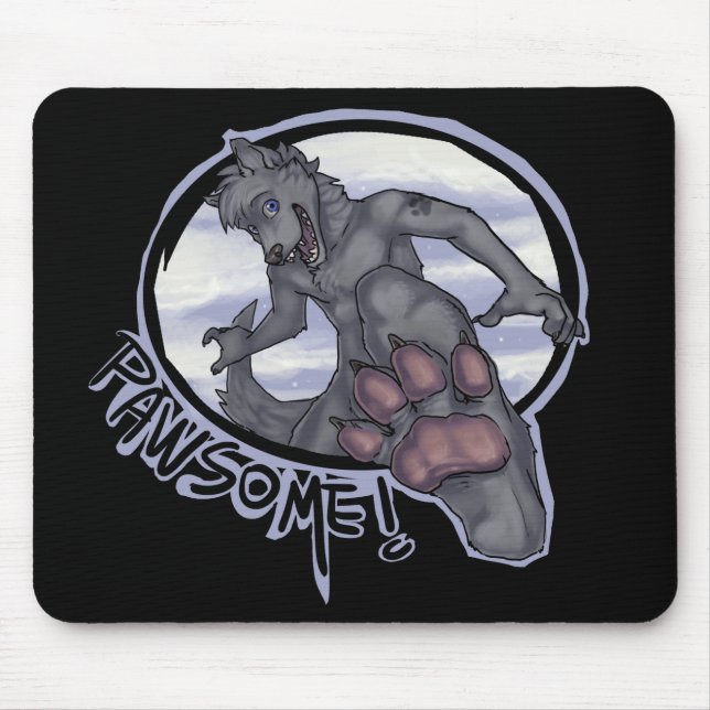 Mousepad pawsome (Frente)