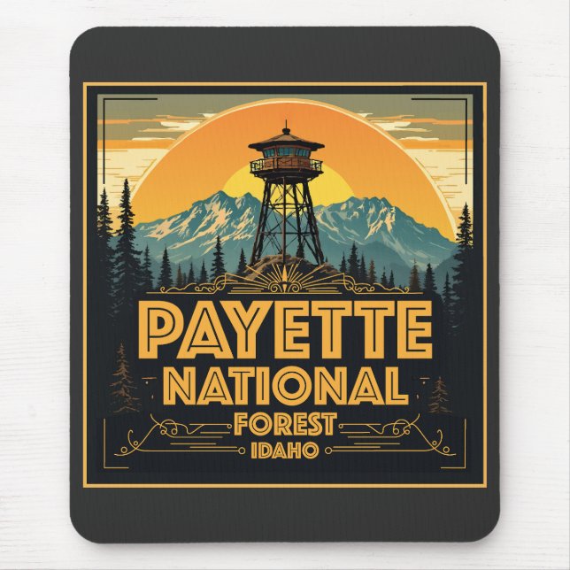 Mousepad Payette National Forest Idaho (Frente)