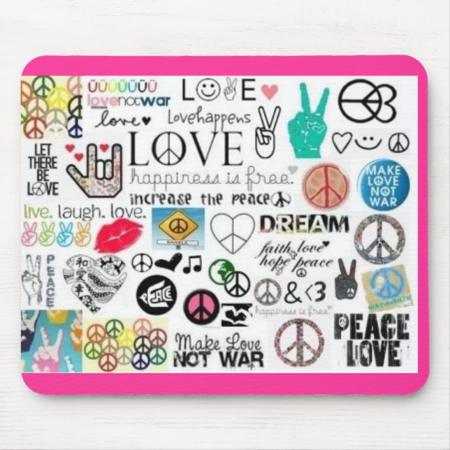 Mousepad paz (Frente)