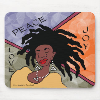 Mousepad Paz, alegria e amor