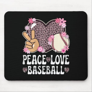 Mousepad Paz Amor Bysebyll Amante Estampa de Leopardo Garot