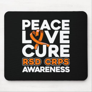 Mousepad Paz Amor Cura Sensibilização Do Csd Crps