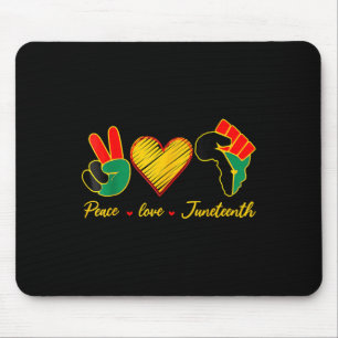 Mousepad Paz Amor Décima Junta Orgulho Negro Rainha Negra
