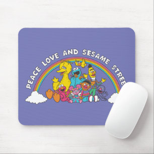 Mousepad Paz, Amor e Rua Sésamo