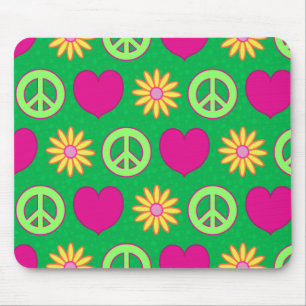 Mousepad Paz Amor Margaridas