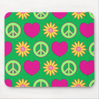 Mousepad Paz Amor Margaridas