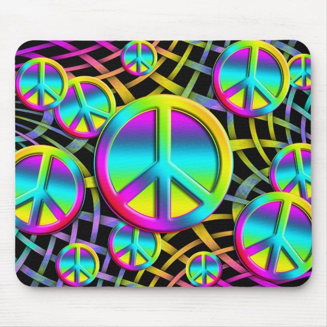 Mousepad PAZ colorida (Frente)