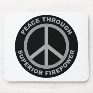 Mousepad Paz com a potência de fogo superior