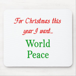 Mousepad paz de mundo