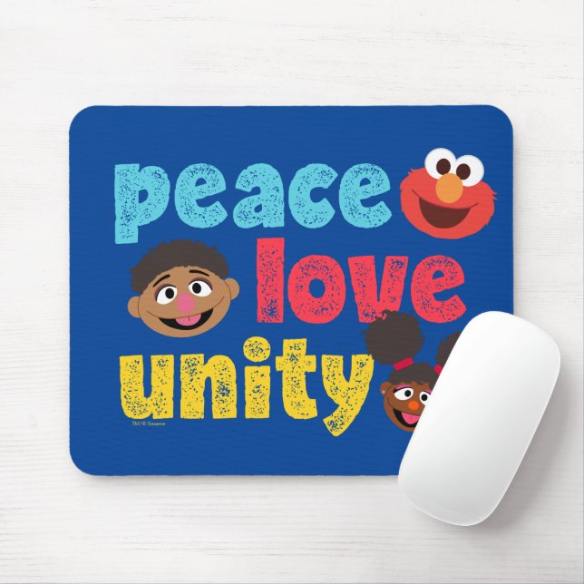Mousepad Paz e Amor Unidade (Com mouse)