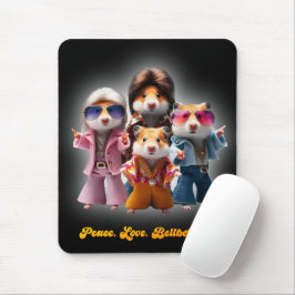 Mousepad Paz Engraçada. Amor. Sintomas. Supergrupo Hamster