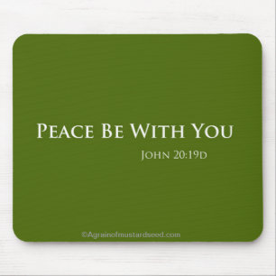 Mousepad Paz Esteja Com As Suas Cotações Páscoas