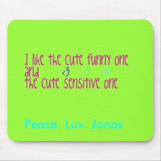 Mousepad Paz. Luv. Tapete do rato de Jonas