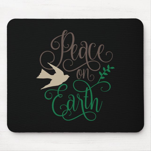 Mousepad Paz No Natal Da Terra (Frente)