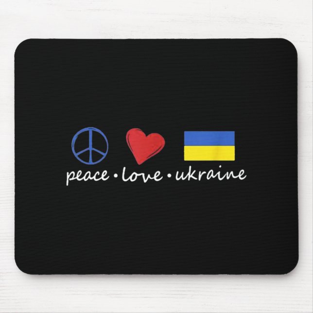 Mousepad Paz: O Apoio À Ucrânia Para Travar A Guerra (Frente)