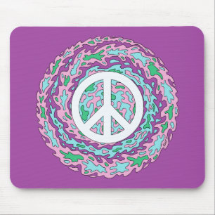 Mousepad Paz psicodélica