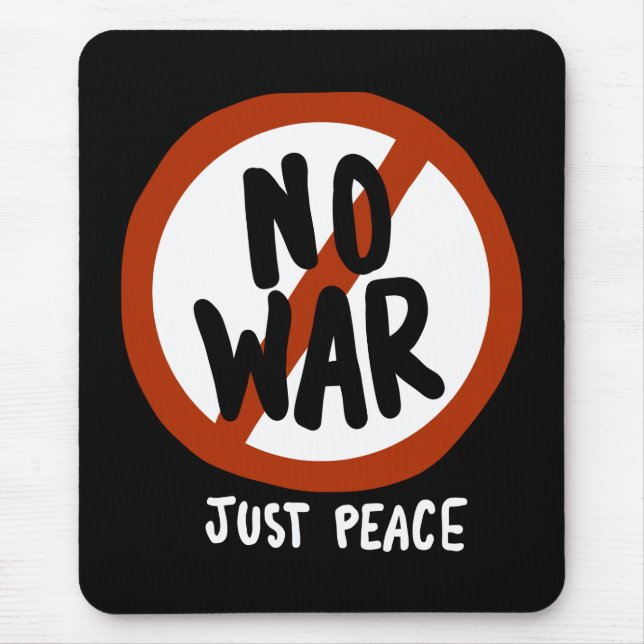 Mousepad Paz sem guerra just (Frente)