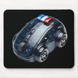 Mousepad PC Mouse-Car: Veículo Policial