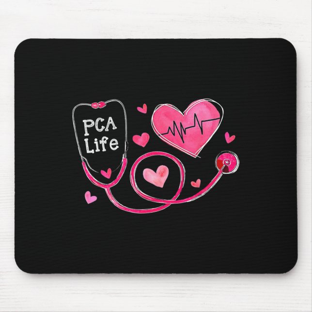 Mousepad Pca Life Valentine Heart Stethoscope  (Frente)