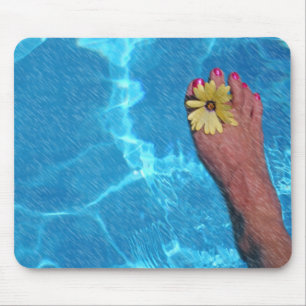 Mousepad Pé Descalço Na Chuva