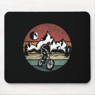 Mousepad Pé Grande Andando de Bicicleta Mountain Bike Vinta
