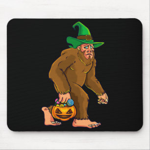 Mousepad Pé Grande Bruxa Abóbora Halloween Meninas Mulheres