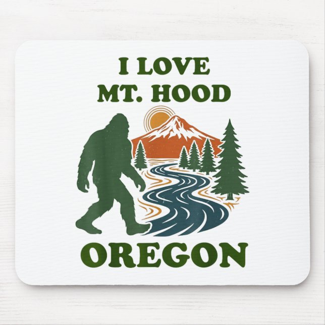 Mousepad Pé grande mt hood oregon  (Frente)