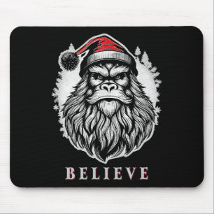 Mousepad Pé Grande Natal - Acredite em Pé Grande Vestindo S