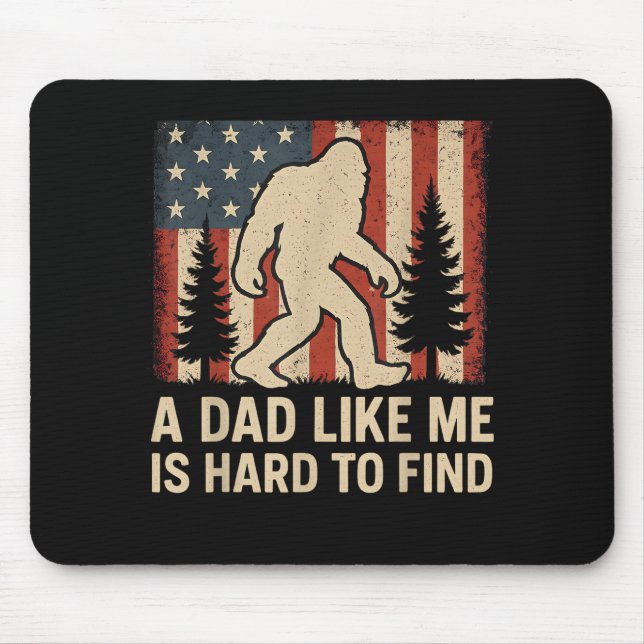 Mousepad Pé Grande Patriótico Um Pai Como Eu É Difícil De E (Frente)