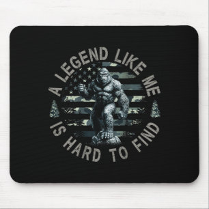 Mousepad Pé Grande Sasquatch Uma Lenda Como Eu É Difícil De